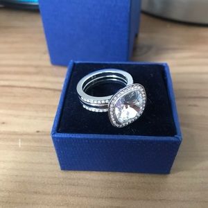 Swarovski Simplicity Ring Size 58
